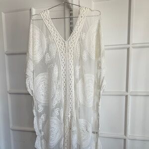LACE KAFTAN COVER UP S